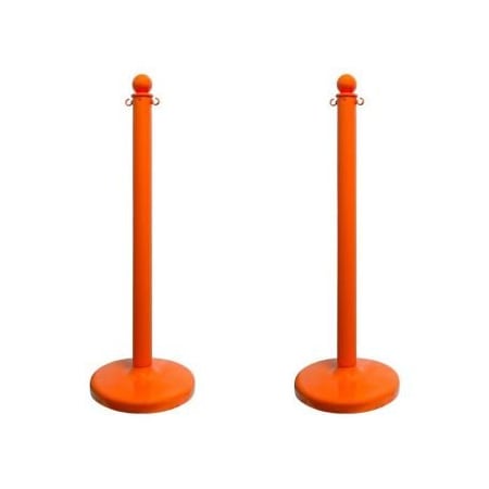 Accuform MEDIUM DUTY STANCHION POSTS COLOR PRC203OR PRC203OR